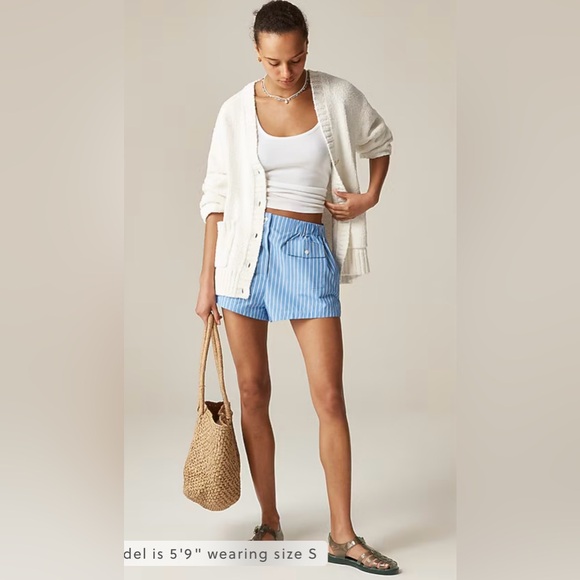 J.Crew Marina V-neck cardigan in white - Picture 2 of 7